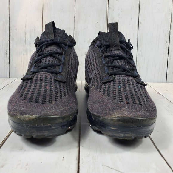 Nike Air Vapormax 2021 Flyknit 'Triple Black' Men's Size 7 Anthracite DH4084-001 - Picture 7 of 14